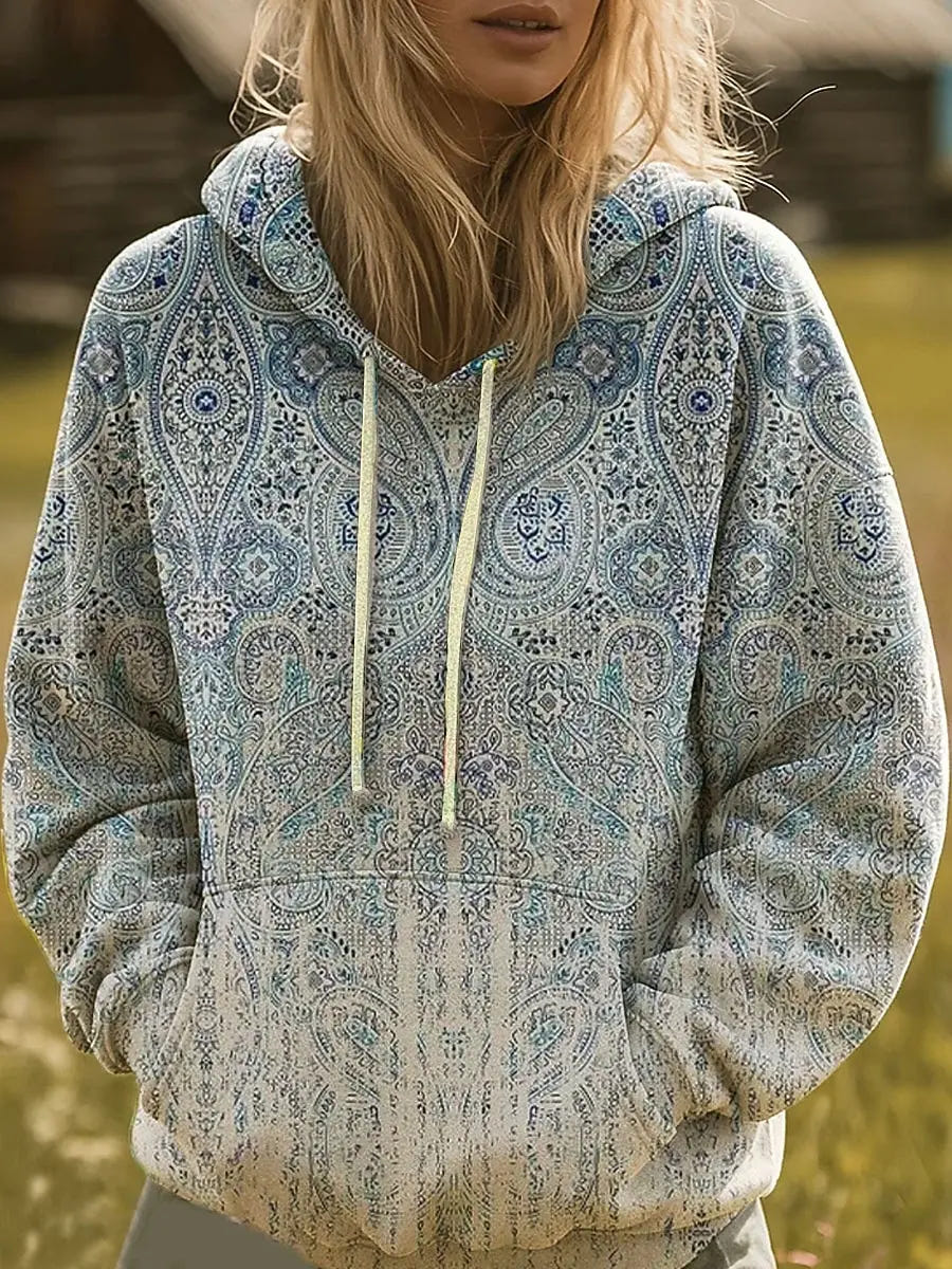 Rhosyn | Rainbow Sunburst Graphic Hoodie