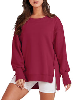 Monica | Oversized Crew Neck Sweatshirt
