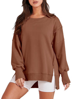 Monica | Oversized Crew Neck Sweatshirt