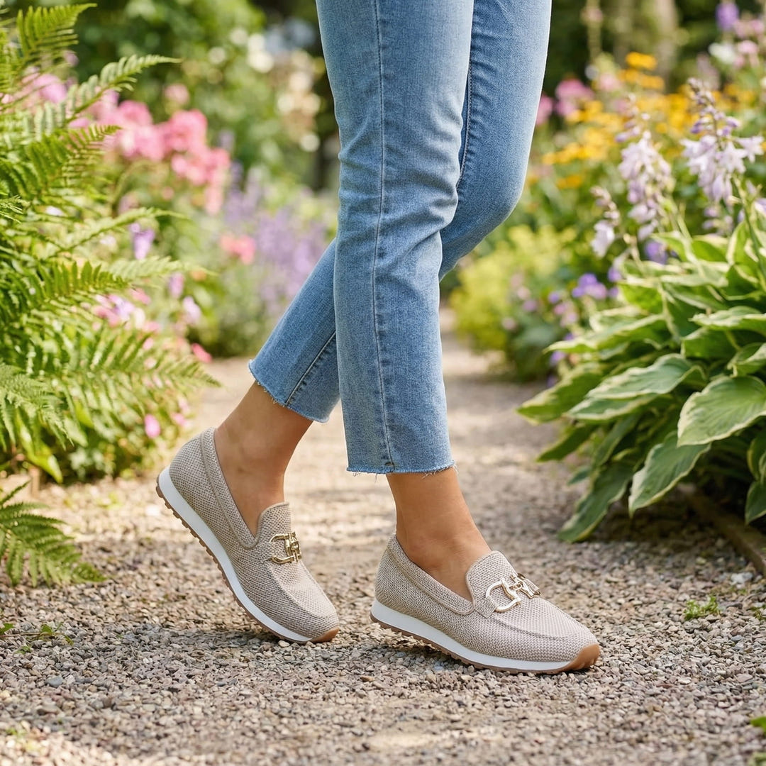 Jolanta | Loafer Sneaker Gold Horsebit