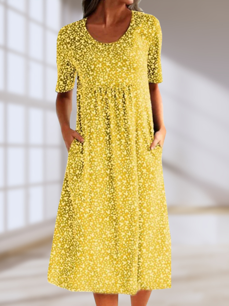 Kelly | Floral Midi Summer Dress