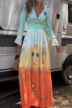 Christy | Dusk Bloom Maxi Dress