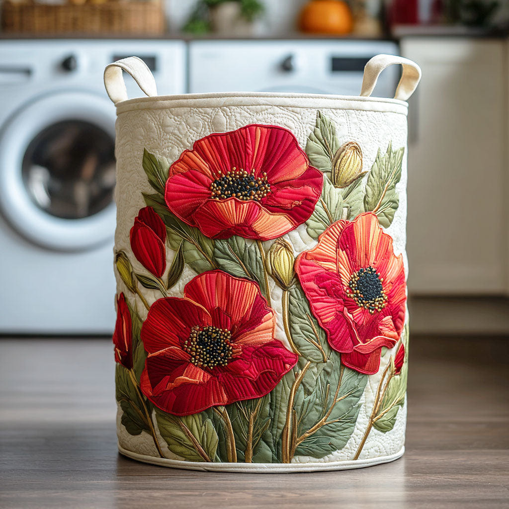 Lucy | Quilted Cotton Laundry Basket