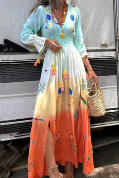 Christy | Dusk Bloom Maxi Dress