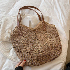 Kismet | Boho Straw Shoulder Bag