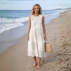 Ami | Retro Casual Midi Dress