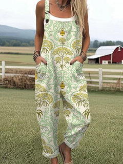 Lucetta | Lightweight Cotton-Blend Dungarees