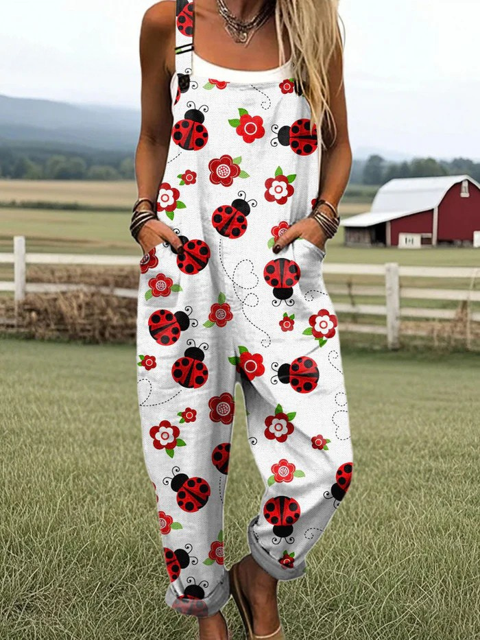 Leeann | Lightweight Cotton-Blend Dungarees