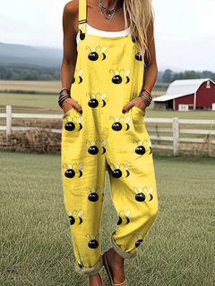 Naiomi | Lightweight Cotton Blend Dungarees