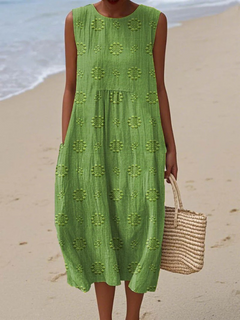 Yseult | Patterned Midi Dress