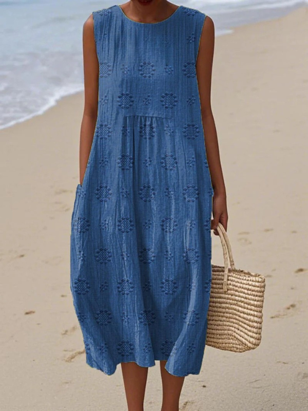 Yseult | Patterned Midi Dress