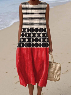 Mia | Colorblock Midi Dress