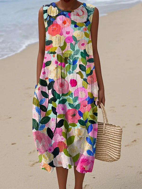 Mwynen | Floral Midi Dress