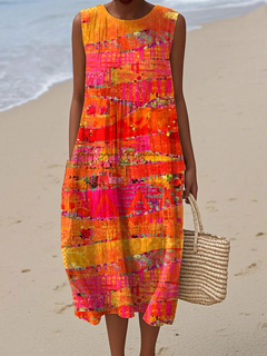 Tegen | Sunset Midi Dress