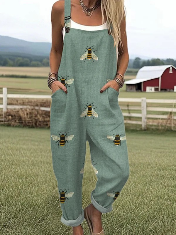Sarah-Jane | Relaxed Cotton-Blend Dungarees