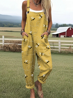 Selina | Relaxed Cotton-Blend Dungarees