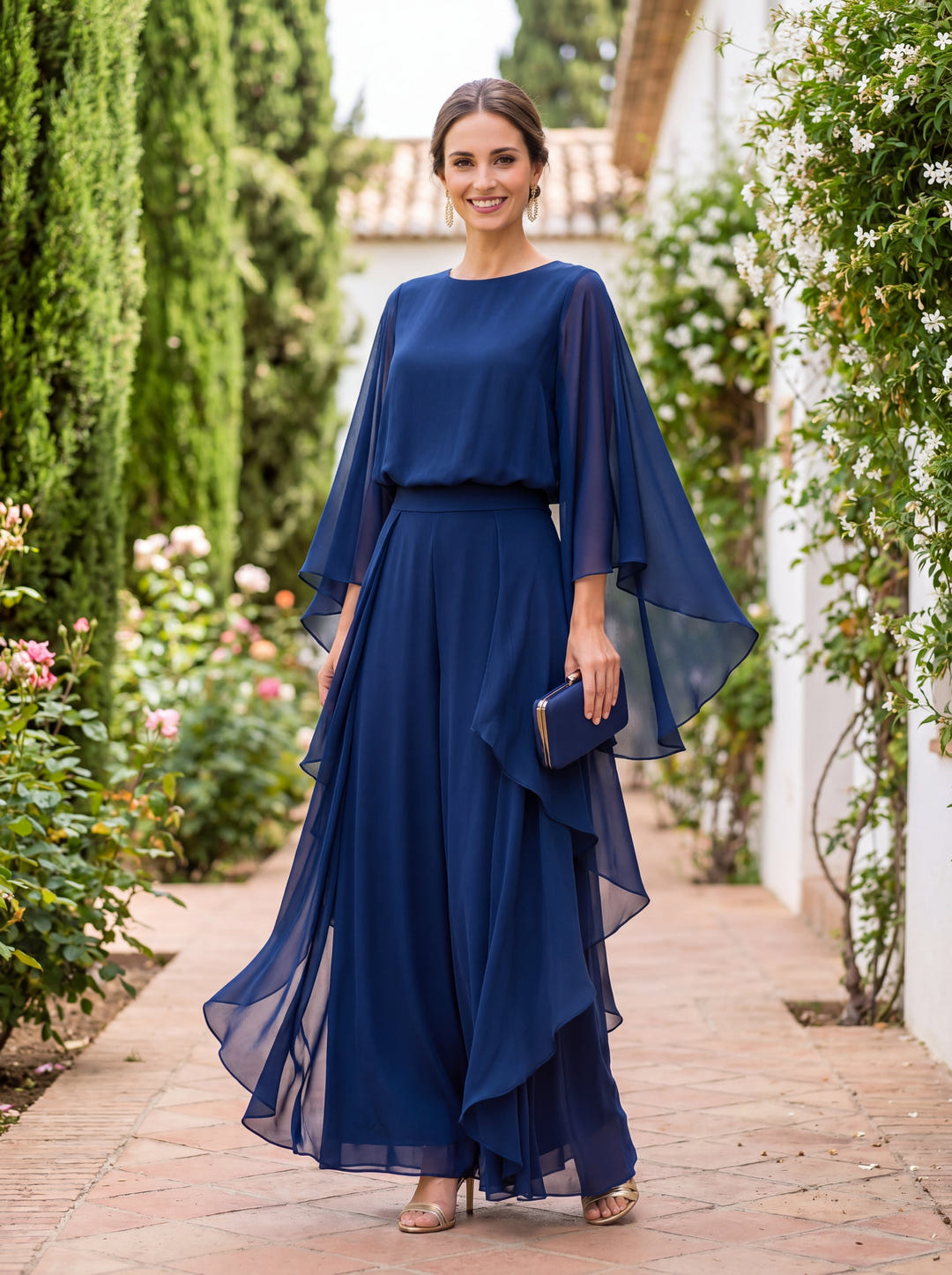 Myrna | Fluid Crêpe Two-Piece Set