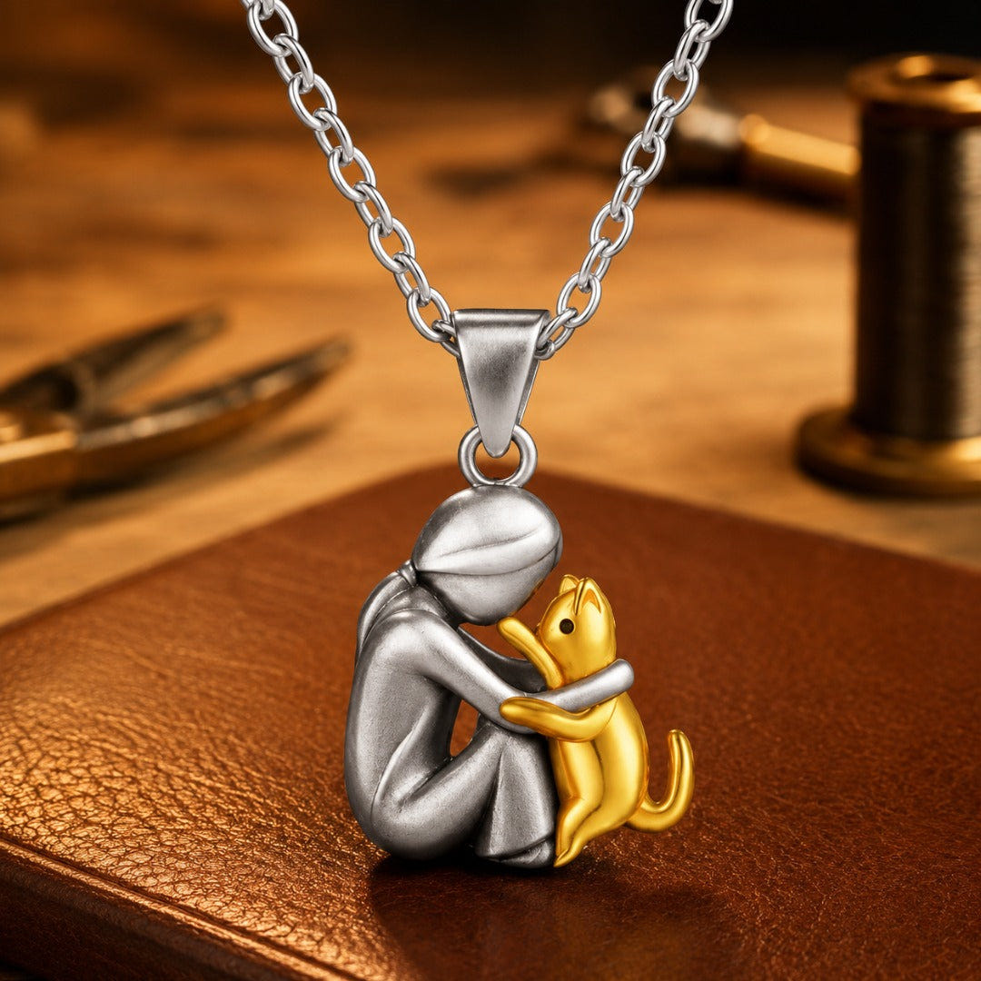 Lydia | Two-Tone Pendant Necklace