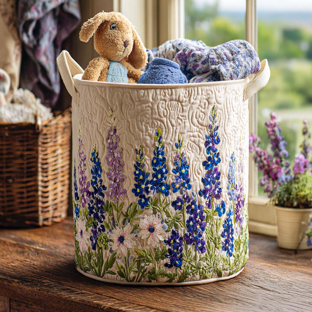 Josie | Quilted Laundry Basket