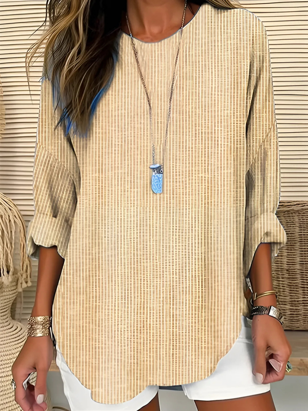 Sonya | Trendy Striped Blouse