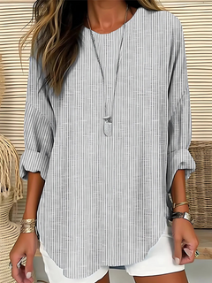 Sonya | Trendy Striped Blouse