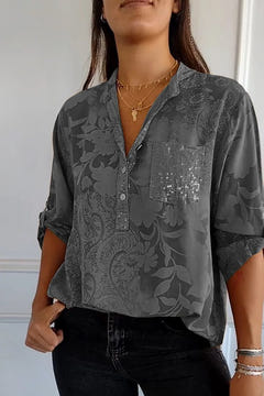 Victoria | Elegant Sequin Top