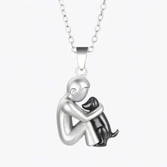 Lydia | Two-Tone Pendant Necklace