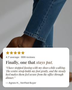 Annika | Retro Heeled Pumps five star customer review