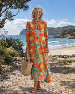Sunny in Orange Poppy on Bruny Island