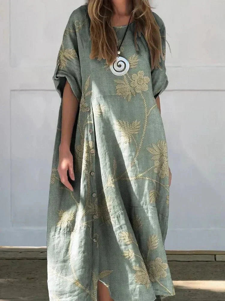 Veronika | Luxe Linen Blend Dress
