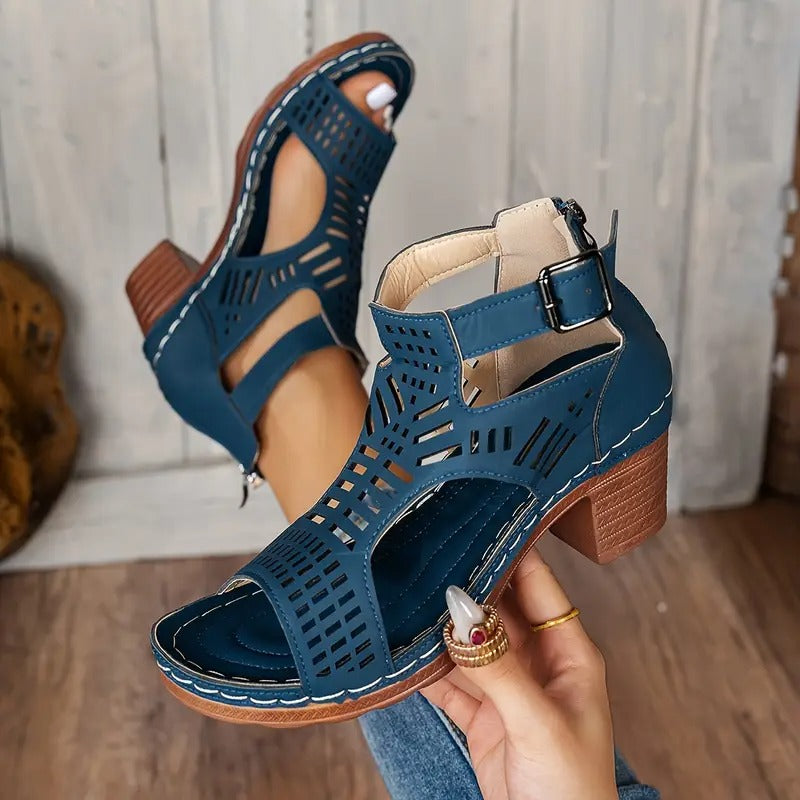 Vicki | Ergonomic Block Heel Sandals