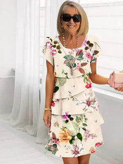 Kirsty | Cascading Floral Dress
