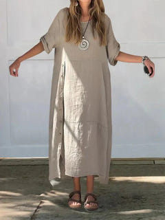 Veronika | Luxe Linen Blend Dress