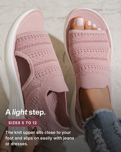 Beatrix | Breathable Knit Platform Sandals fit and sizes