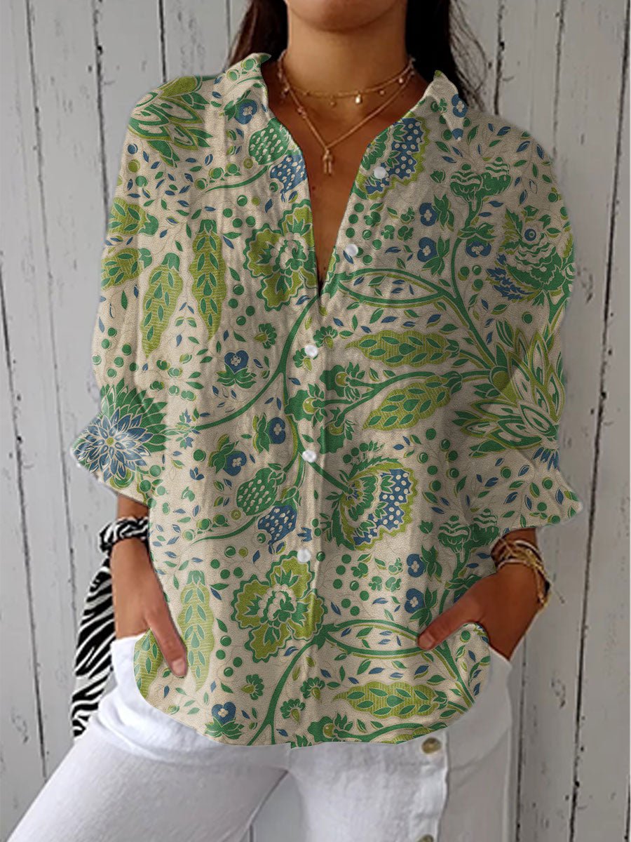 Hilda | Vintage Floral Blouse