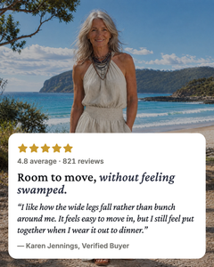 Britta | Cross-Neck Wide-Leg Jumpsuit five star customer review