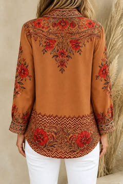 Angelina blouse, back view