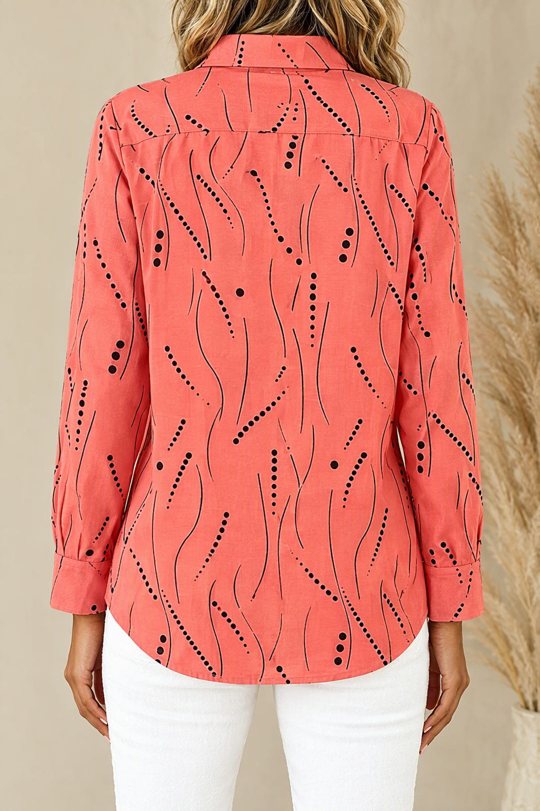Karlie blouse, back view