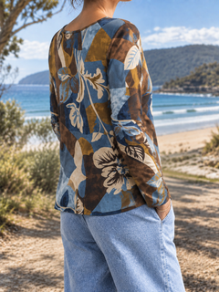 Ophelia blouse, side-back view