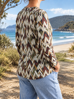 Agatha blouse, side-back view