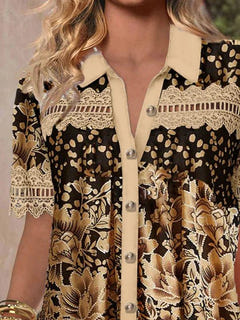Cora | Lace Graphic Top