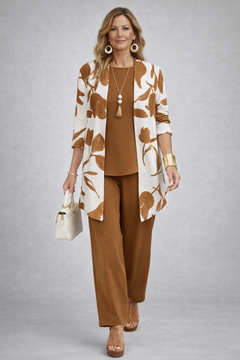 Donna | Flowing Floral Three-Piece Set