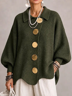 Hortense | Oversized Ribbed Cardigan