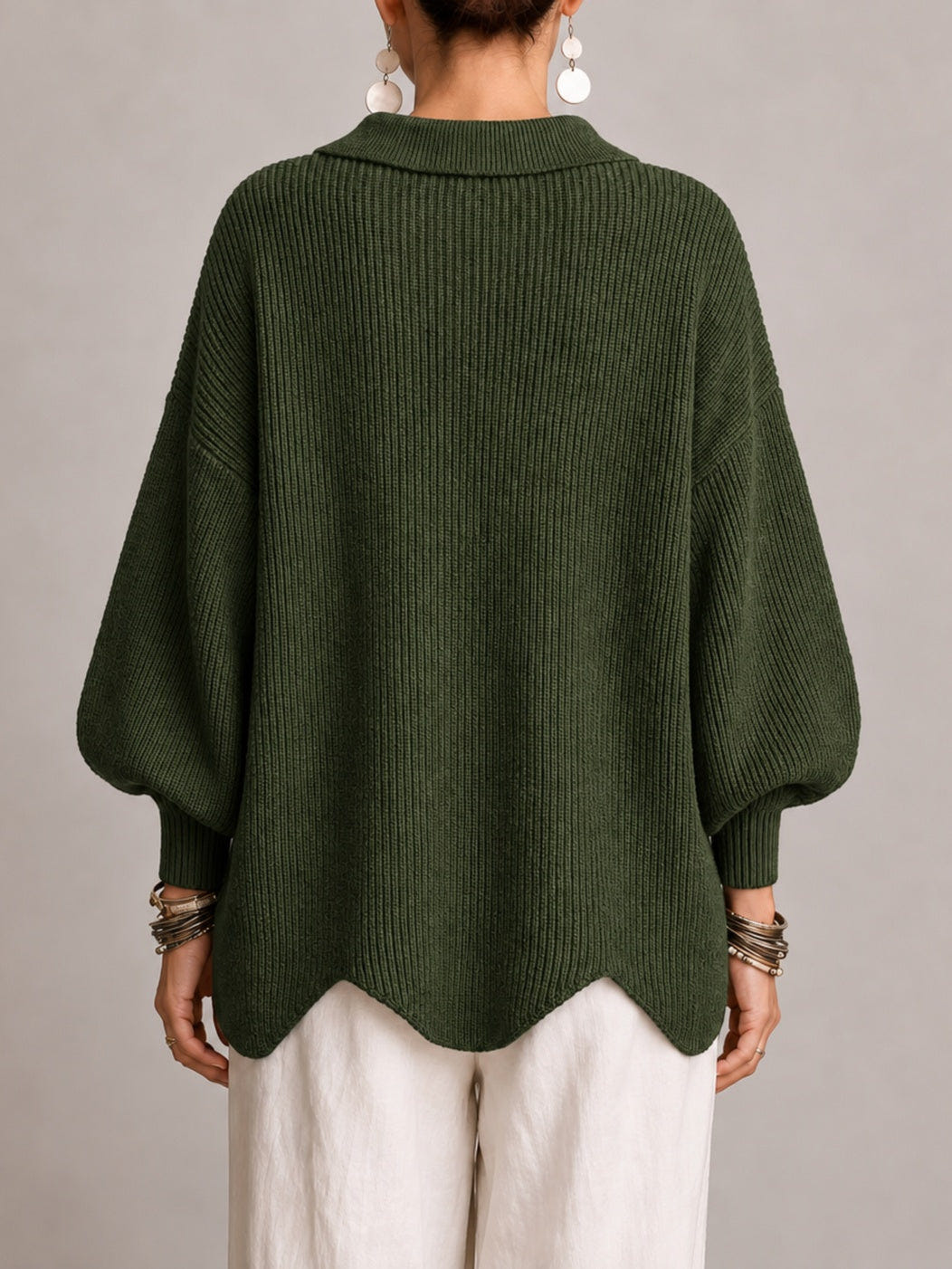 Hortense | Oversized Ribbed Cardigan
