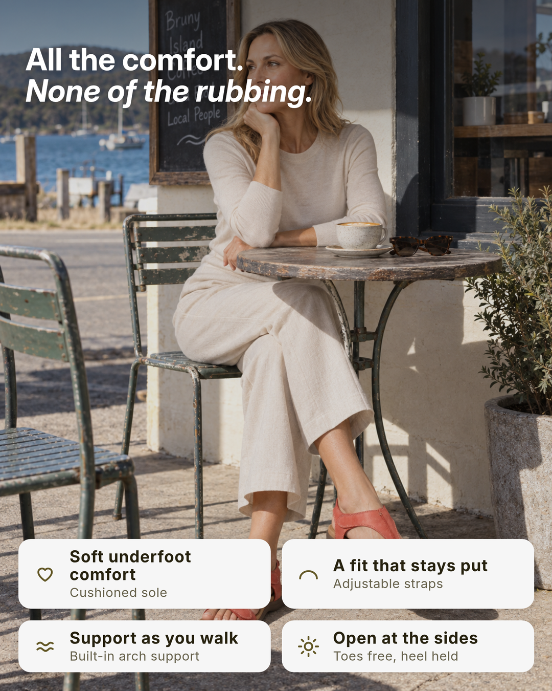 Cleta | Ergonomic Comfort Sandals benefits