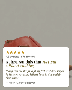Cleta | Ergonomic Comfort Sandals five star customer review