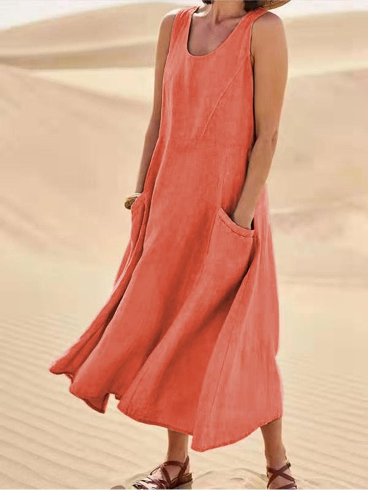 Leni | Breezy Midi Dress