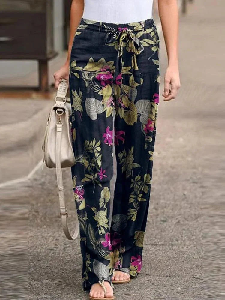 Cattie | Effortless Floral Pants