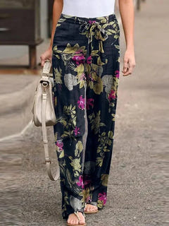 Cattie | Effortless Floral Pants
