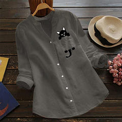 Ariel | Chic Cat Blouse